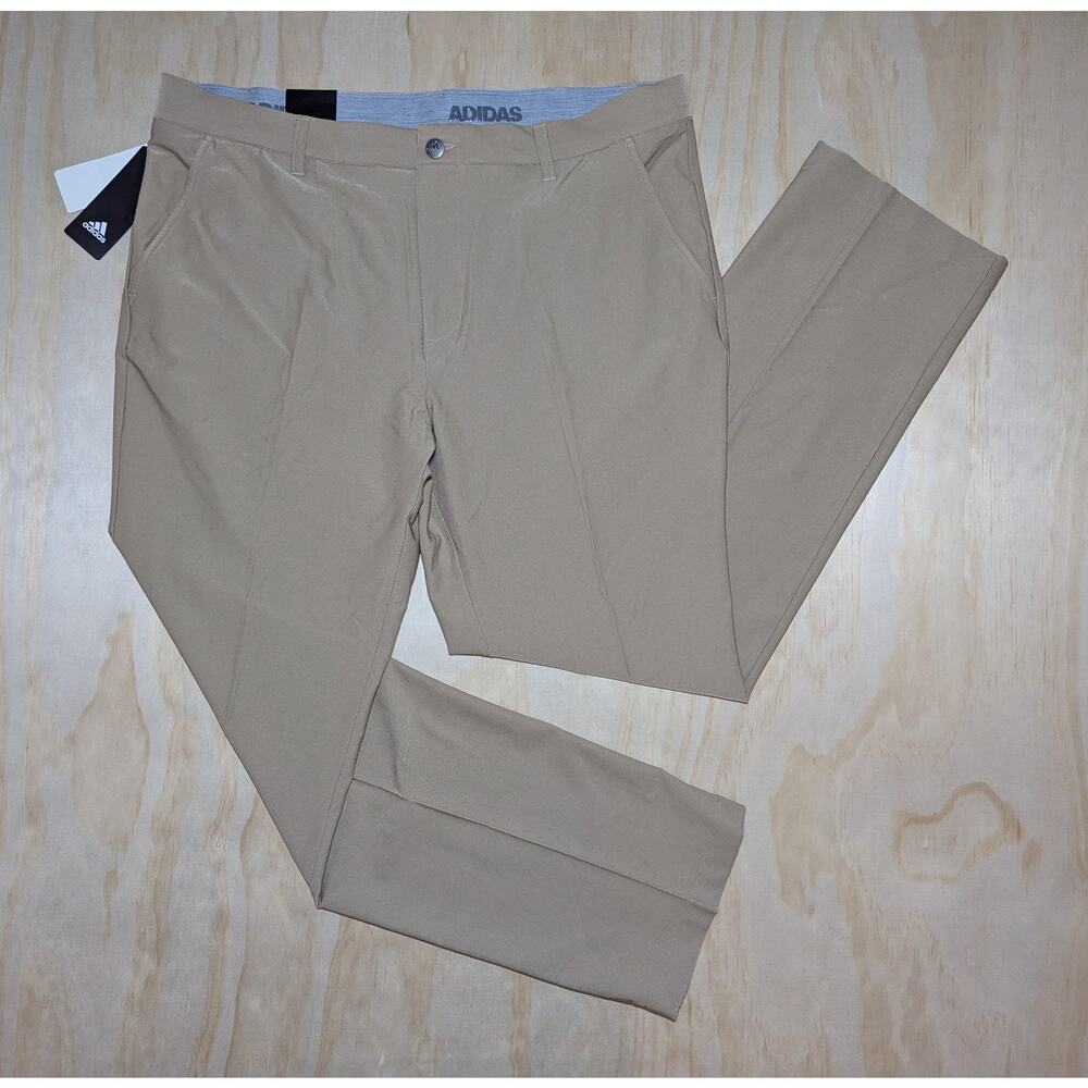 Adidas Men's 36x31 Ultimate365 Classic Golf Pants Hemp Khaki Stretch NWT